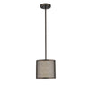 Lighting JULIANA Transitional 1 Light Rubbed Bronze Mini Ceiling Pendant 8’’ Wide CHL-CH2S005RB08-DP1