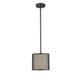 Lighting JULIANA Transitional 1 Light Rubbed Bronze Mini Ceiling Pendant 8’’ Wide CHL-CH2S005RB08-DP1