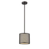 Lighting JULIANA Transitional 1 Light Rubbed Bronze Mini Ceiling Pendant 8" Wide