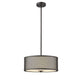 Lighting JULIANA Transitional 3 Light  Rubbed Bronze Ceiling Pendant 16" Wide