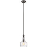CHLOE Lighting LAYLA Transitional 1 Light Rubbed Bronze Ceiling Mini Pendant 8" Wide