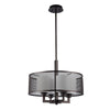 Chloe Lighting Martha Transitional 4 Light Rubbed Bronze Ceiling Pendant 19’’ Wide CHL-CH2S034RB19-UP4
