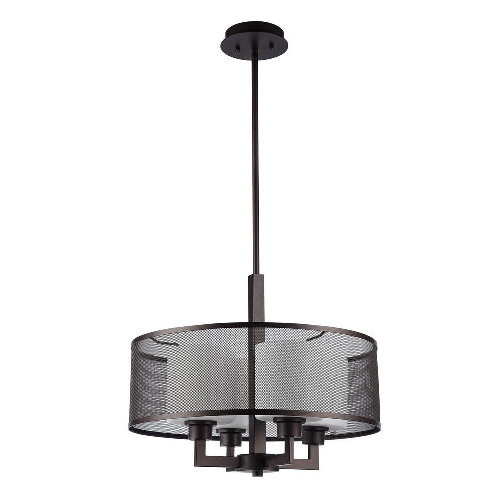 Chloe Lighting Martha Transitional 4 Light Rubbed Bronze Ceiling Pendant 19’’ Wide CHL-CH2S034RB19-UP4