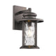 CHLOE Lighting OWEN Transitional 1 Light Rubbed Bronze Outdoor Wall Sconce 12" Tall