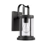 Lighting KASH Transitional 1 Light Textured Black Outdoor Wall Sconce 11’’ Tall CHL-CH2S089BK11-OD1