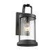 Lighting KASH Transitional 1 Light Textured Black Outdoor Wall Sconce 15’’ Tall CHL-CH2S089BK15-OD1