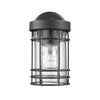 Lighting JEFFERSON Transitional 1 Light Textured Black Outdoor Wall Sconce 9’’ Tall CHL-CH2S092BK09-OD1