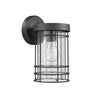 Lighting JEFFERSON Transitional 1 Light Textured Black Outdoor Wall Sconce 10’’ Tall CHL-CH2S092BK10-OD1