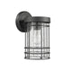 Lighting JEFFERSON Transitional 1 Light Textured Black Outdoor Wall Sconce 10’’ Tall CHL-CH2S092BK10-OD1