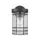 Lighting JEFFERSON Transitional 1 Light Textured Black Outdoor Wall Sconce 10’’ Tall CHL-CH2S092BK10-OD1