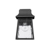 Lighting GRANT Transitional 1 Light Textured Black Outdoor Wall Sconce 10’’ Tall CHL-CH2S093BK10-OD1