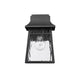 Lighting GRANT Transitional 1 Light Textured Black Outdoor Wall Sconce 10’’ Tall CHL-CH2S093BK10-OD1
