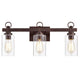 Chloe Lighting Exton Transitional 3 Light Oil Rubbed Bronze Bath Vanity Fixture 23’’ Wide CHL-CH2S105RB23-BL3