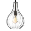 SAVANNAH Transitional 1 Light Rubbed Bronze Ceiling Mini Pendant 9’’ Wide CHL-CH2S107RB09-DP1