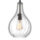 SAVANNAH Transitional 1 Light Rubbed Bronze Ceiling Mini Pendant 9’’ Wide CHL-CH2S107RB09-DP1