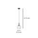 SAVANNAH Transitional 1 Light Rubbed Bronze Ceiling Mini Pendant 9’’ Wide CHL-CH2S107RB09-DP1
