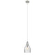 Lighting JASMINE Transitional 1 Light Brushed Nickel Mini Ceiling Pendant 7’’ Wide CHL-CH2S111BN07-DP1