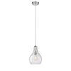 Lighting ARIEL Transitional 1 Light Brushed Nickel Mini Ceiling Pendant 9" Wide