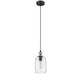 Transitional 1 Light 5.5’’ Mini Ceiling Pendant with Glass Downlight Bronze CHL-CH2S114RB06-DP1