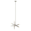 Lighting ADALYNN Transitional 10 Light Brushed Nickel Ceiling Pendant 19’’ Wide CHL-CH2S117BN19-DPX