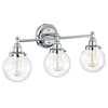 Chloe Lighting Milo Transitional 3 Light Chrome Bath Vanity Fixture 24’’ Wide CHL-CH2S118CM24-BL3