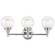 Chloe Lighting Milo Transitional 3 Light Chrome Bath Vanity Fixture 24’’ Wide CHL-CH2S118CM24-BL3