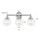 Chloe Lighting Milo Transitional 3 Light Chrome Bath Vanity Fixture 24’’ Wide CHL-CH2S118CM24-BL3