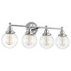 Chloe Lighting Milo Transitional 4 Light Chrome Bath Vanity Fixture 30’’ Wide CHL-CH2S118CM30-BL4