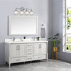 Chloe Lighting Milo Transitional 4 Light Chrome Bath Vanity Fixture 30" Wide
