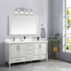 Chloe Lighting Milo Transitional 4 Light Chrome Bath Vanity Fixture 30" Wide