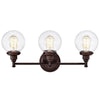 Chloe Lighting Milo Transitional 3 Light Oil Rubbed Bronze Bath Vanity Fixture 24’’ Wide CHL-CH2S118RB24-BL3
