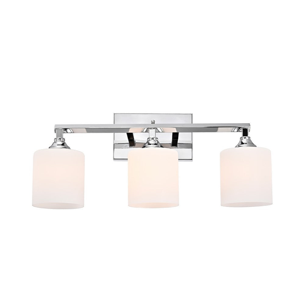 Lighting JANE Contemporary 3 Light Chrome Bath Vanity Fixture 22’’ Width CHL-CH2S121CM22-BL3