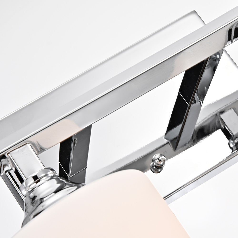 Lighting JANE Contemporary 4 Light Chrome Bath Vanity Fixture 29’’ Width CHL-CH2S121CM29-BL4