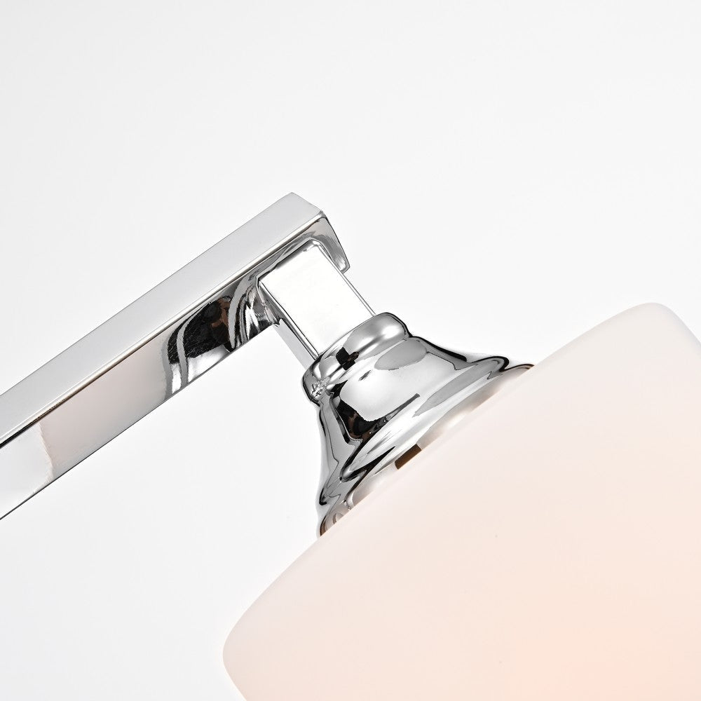 Lighting JANE Contemporary 4 Light Chrome Bath Vanity Fixture 29’’ Width CHL-CH2S121CM29-BL4
