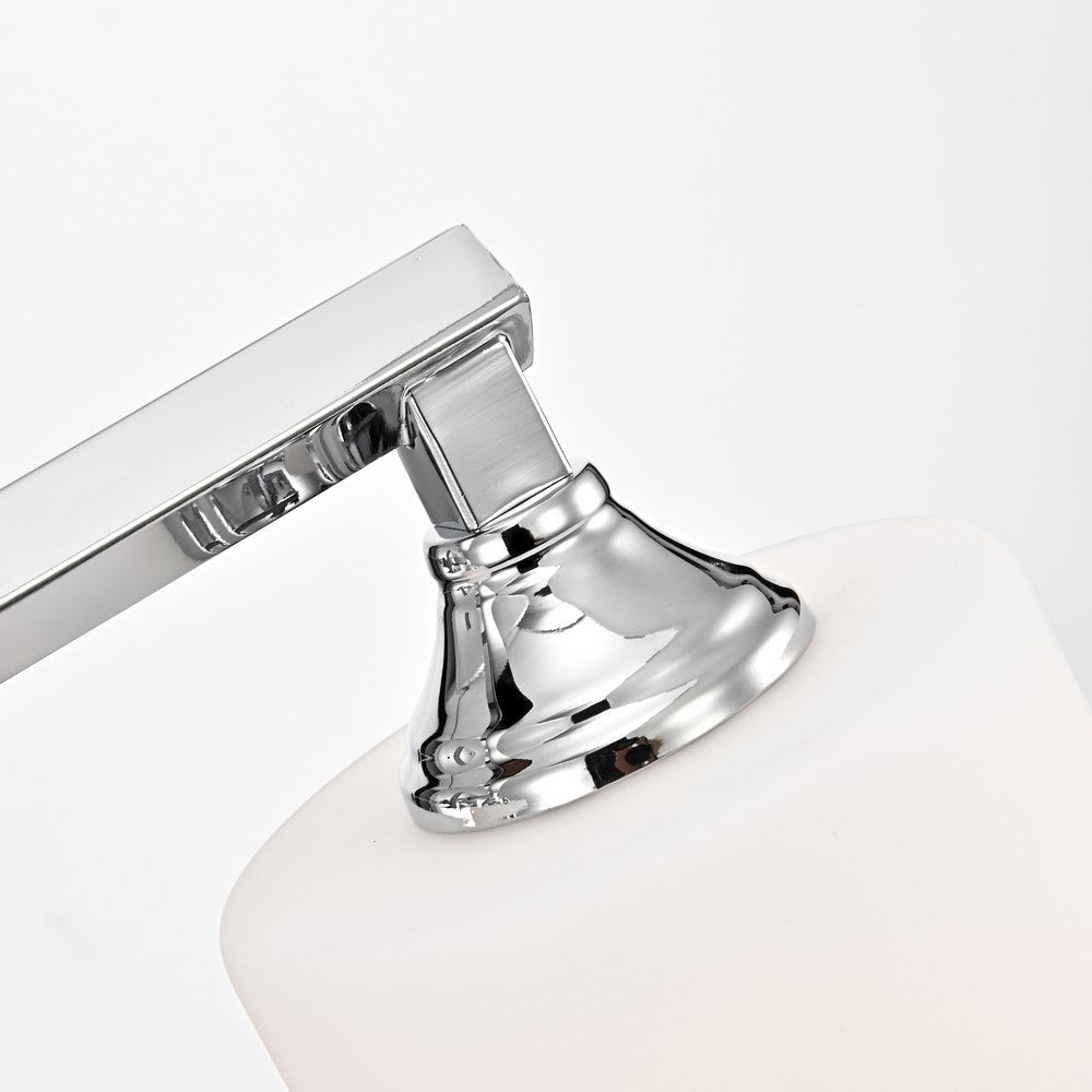 Lighting JANE Contemporary 4 Light Chrome Bath Vanity Fixture 29’’ Width CHL-CH2S121CM29-BL4