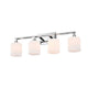 Lighting JANE Contemporary 4 Light Chrome Bath Vanity Fixture 29" Width