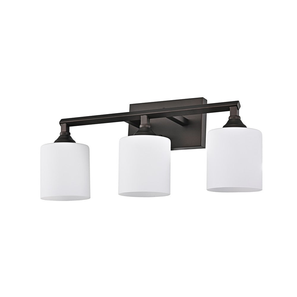 Lighting JANE Contemporary 3 Light Rubbed Bronze Bath Vanity Fixture 22’’ Width CHL-CH2S121RB22-BL3