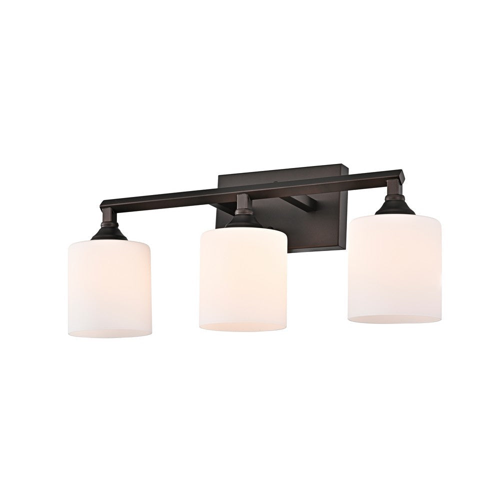 Lighting JANE Contemporary 3 Light Rubbed Bronze Bath Vanity Fixture 22" Width