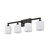 Lighting JANE Contemporary 4 Light Rubbed Bronze Bath Vanity Fixture 29’’ Width CHL-CH2S121RB29-BL4