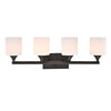Lighting JANE Contemporary 4 Light Rubbed Bronze Bath Vanity Fixture 29’’ Width CHL-CH2S121RB29-BL4
