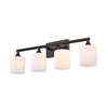 Lighting JANE Contemporary 4 Light Rubbed Bronze Bath Vanity Fixture 29" Width
