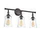 Lighting CHERYL Contemporary 3 Light Rubbed Bronze Bath Vanity Fixture 23’’ Width CHL-CH2S122RB23-BL3