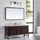 Lighting CHERYL Contemporary 4 Light Rubbed Bronze Bath Vanity Fixture 30’’ Width CHL-CH2S122RB30-BL4