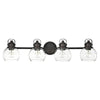 Lighting JANICE Contemporary 4 Light Rubbed Bronze Bath Vanity Fixture 34’’ Width CHL-CH2S123RB34-BL4