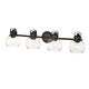 Lighting JANICE Contemporary 4 Light Rubbed Bronze Bath Vanity Fixture 34" Width
