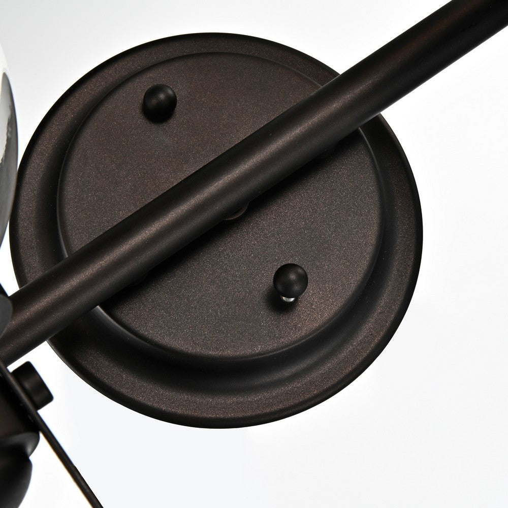 Lighting JANICE Contemporary 4 Light Rubbed Bronze Bath Vanity Fixture 34’’ Width CHL-CH2S123RB34-BL4