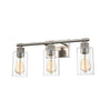 Lighting MERCY Contemporary 3 Light Brushed Nickel Bath Vanity Fixture 22’’ Width CHL-CH2S124BN22-BL3