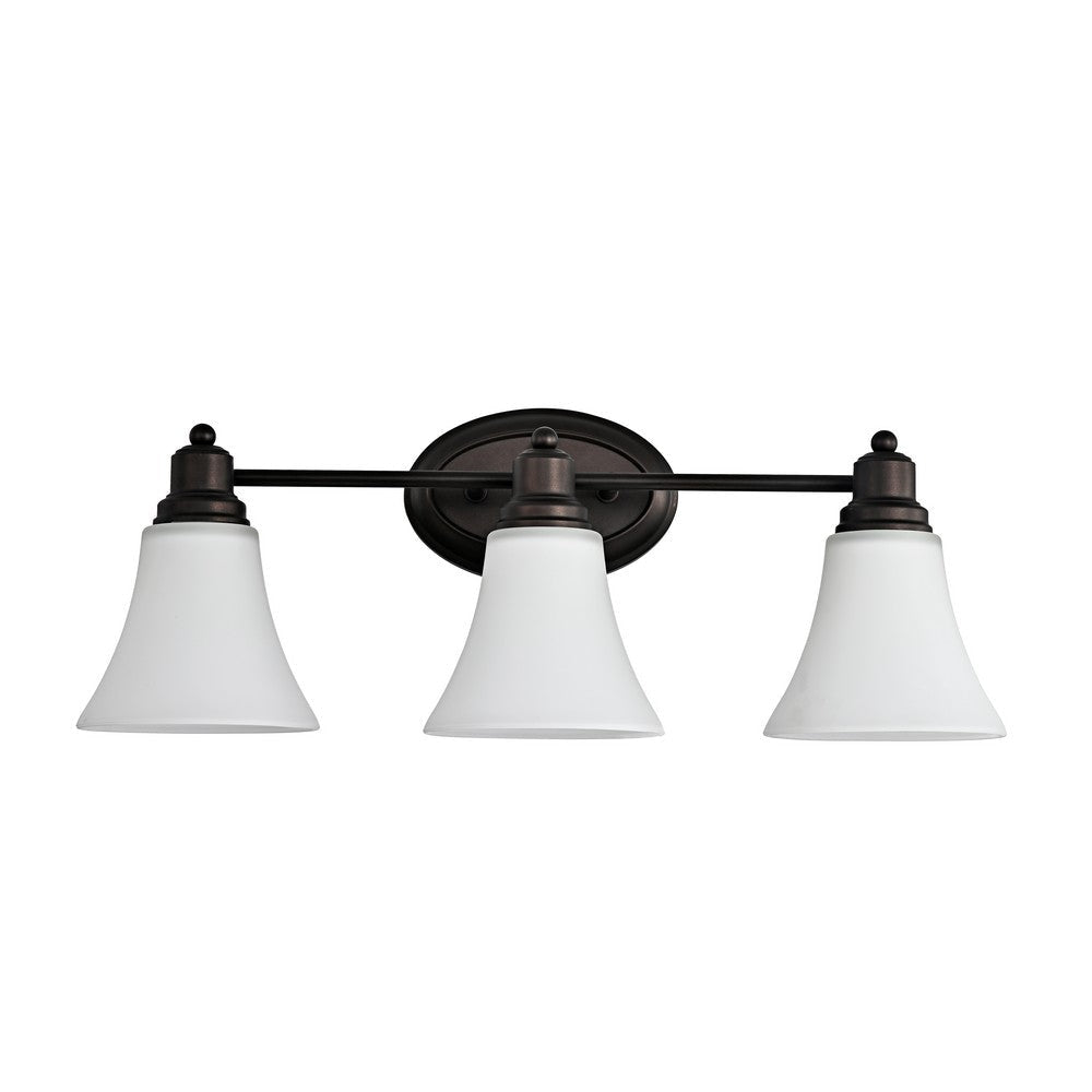 Lighting JANET Contemporary 3 Light Rubbed Bronze Bath Vanity Fixture 24’’ Width CHL-CH2S125RB24-BL3