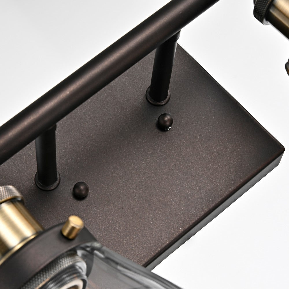 Lighting BONNIE Contemporary 4 Light Rubbed Bronze Bath Vanity Fixture 32’’ Width CHL-CH2S126RB32-BL4