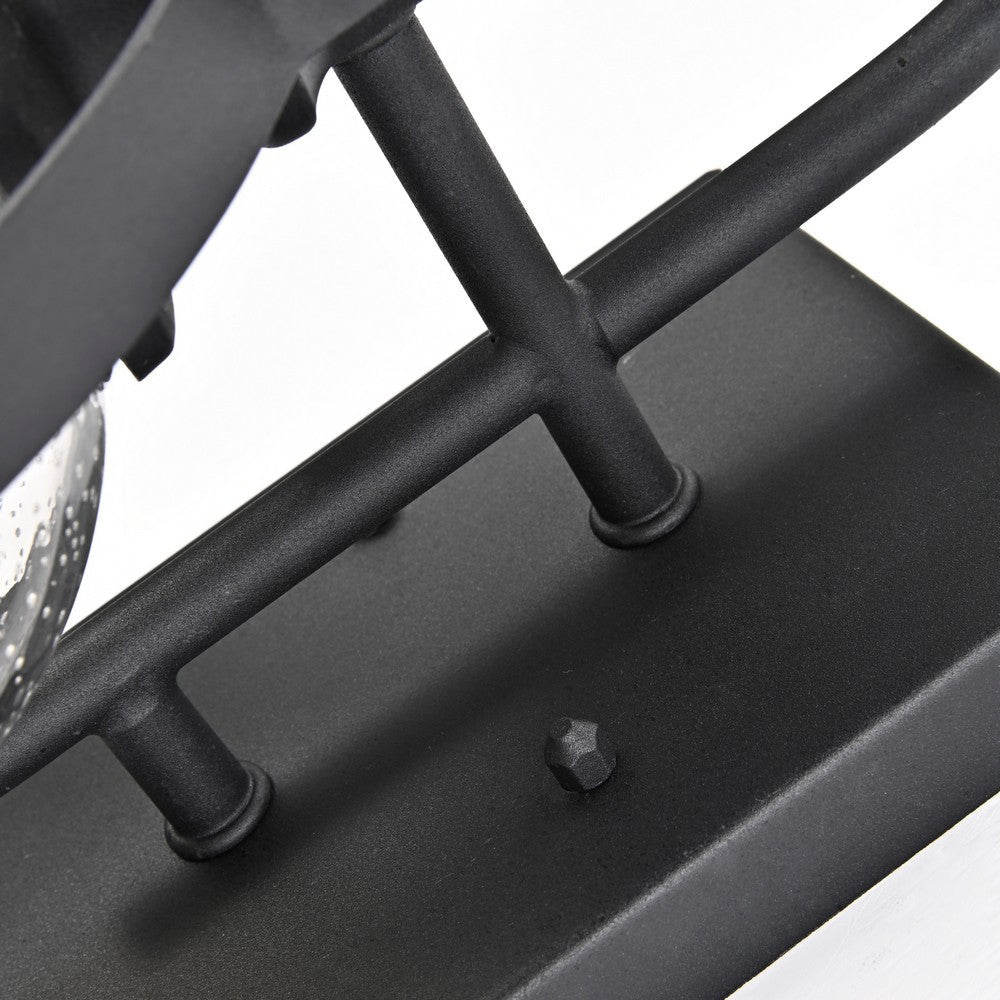 Lighting MARK Transitional 1 Light Textured Black Outdoor Wall Sconce 14’’ Height CHL-CH2S200BK14-OD1